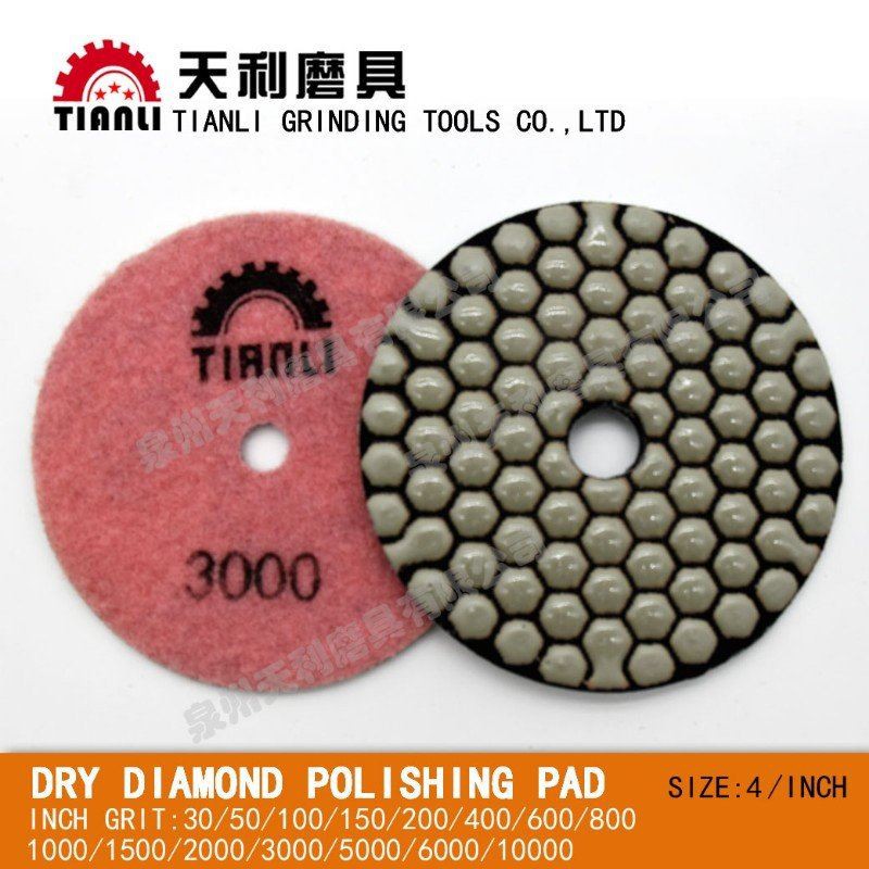 dry polishing pads for marble