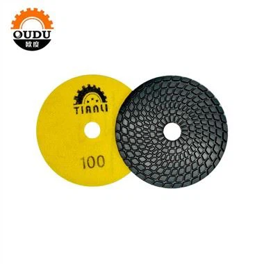 5 Inch 3mm Turbine Diamond Polishing Pad Abrasive Tools
