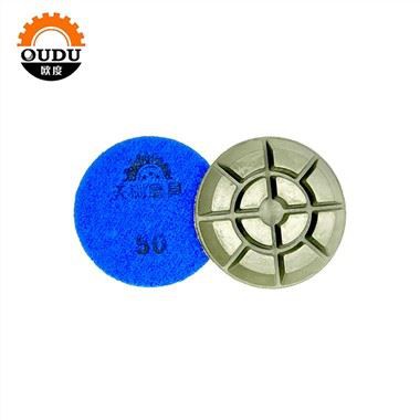Cross-shaped floor polishing pad